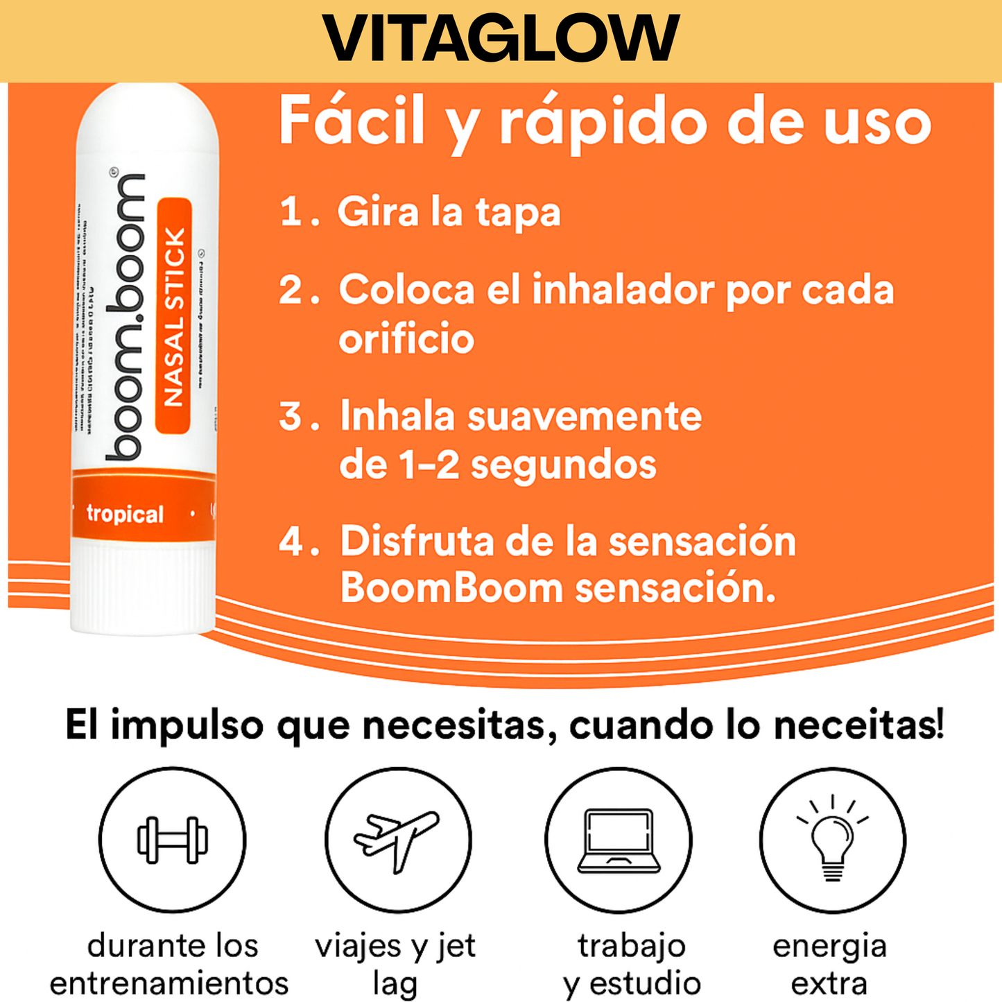 Nasal Stick VitaGlow – Respira Mejor al Instante