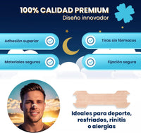 Bandas nasales mejora el sueño